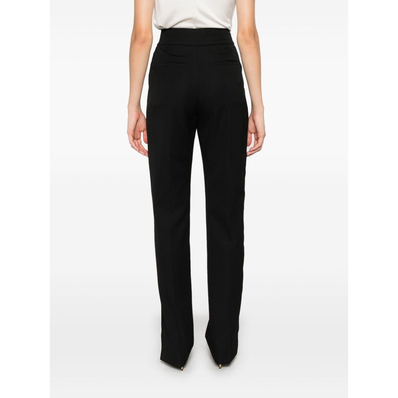 JACQUEMUS  virgin wool interlock twill Women Trousers Black Trousers JACQUEMUS