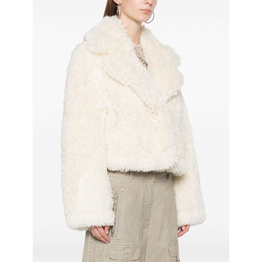 Stand Studio  faux-fur design Jackets White Jackets Stand Studio