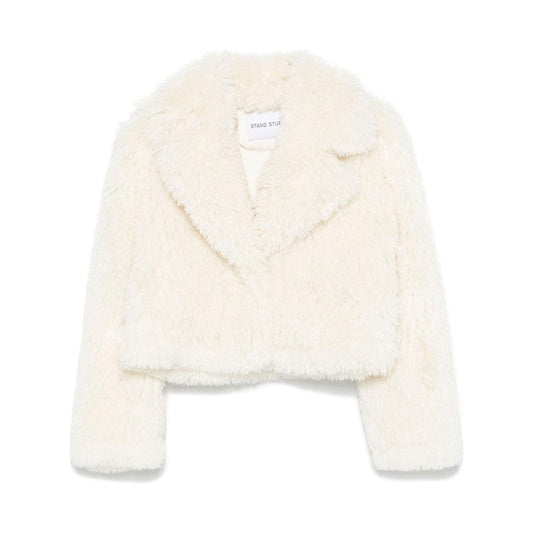 Stand Studio  faux-fur design Jackets White Jackets Stand Studio