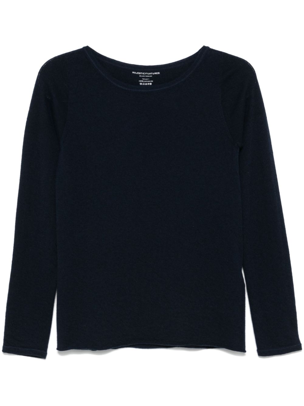 Majestic Sweaters Blue Topwear Majestic