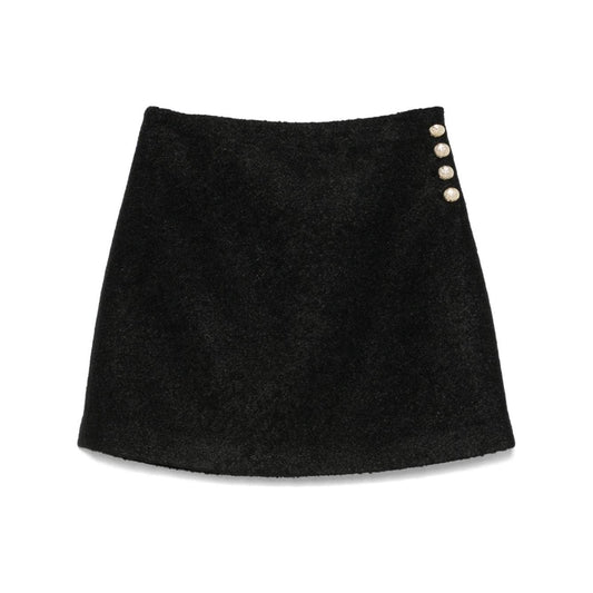 DUNST black bouclé Skirts Skirts Dunst