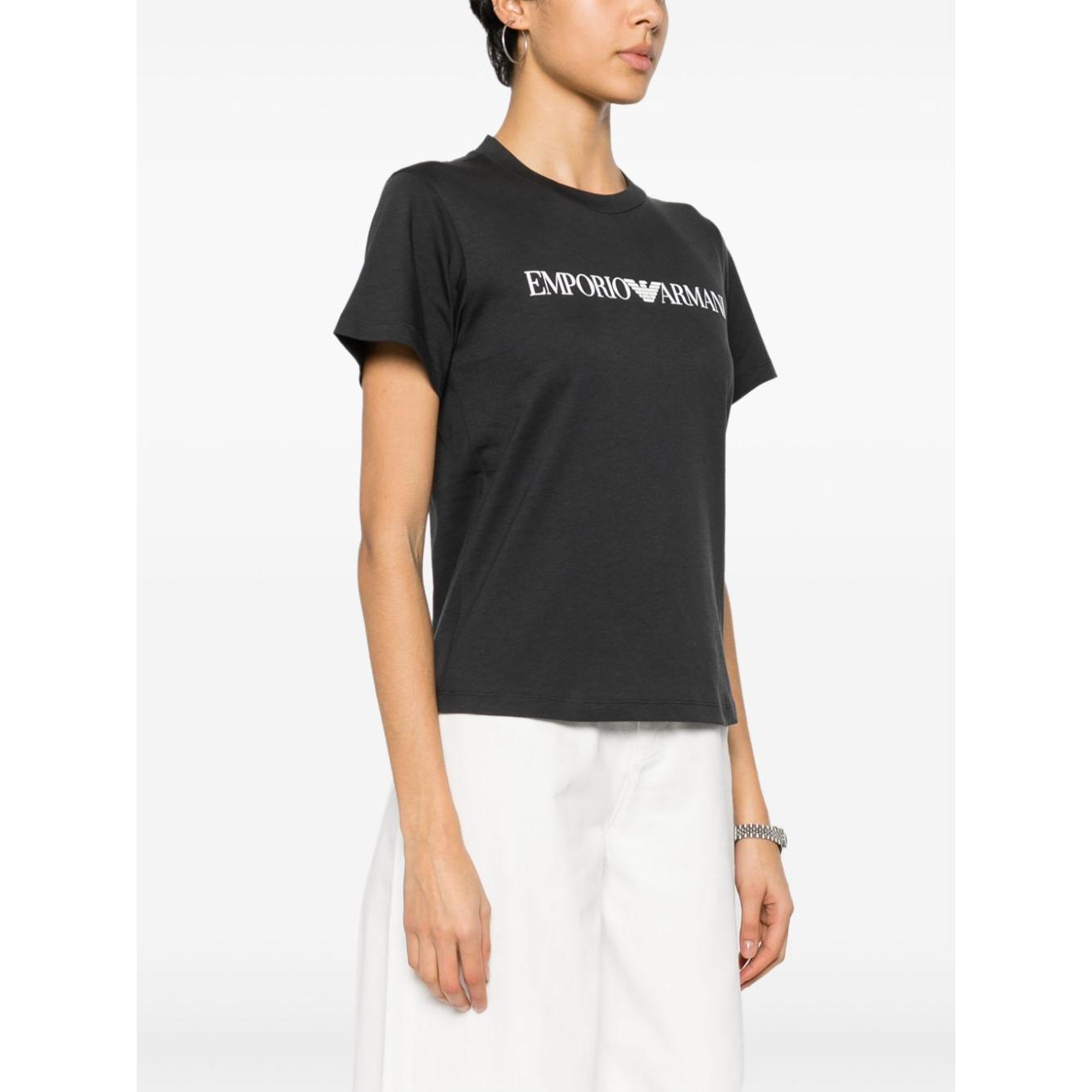 Emporio Armani Women T-shirt Blue Topwear Emporio Armani