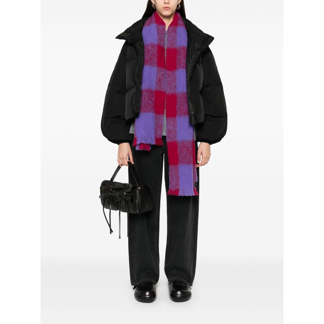 Acne Studios Coats Black Jackets Acne Studios White Smoke