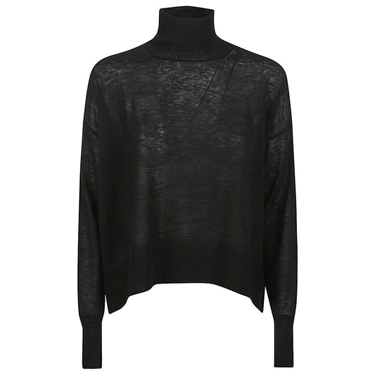 CT PLAGE Sweaters Black Topwear Ct Plage Black