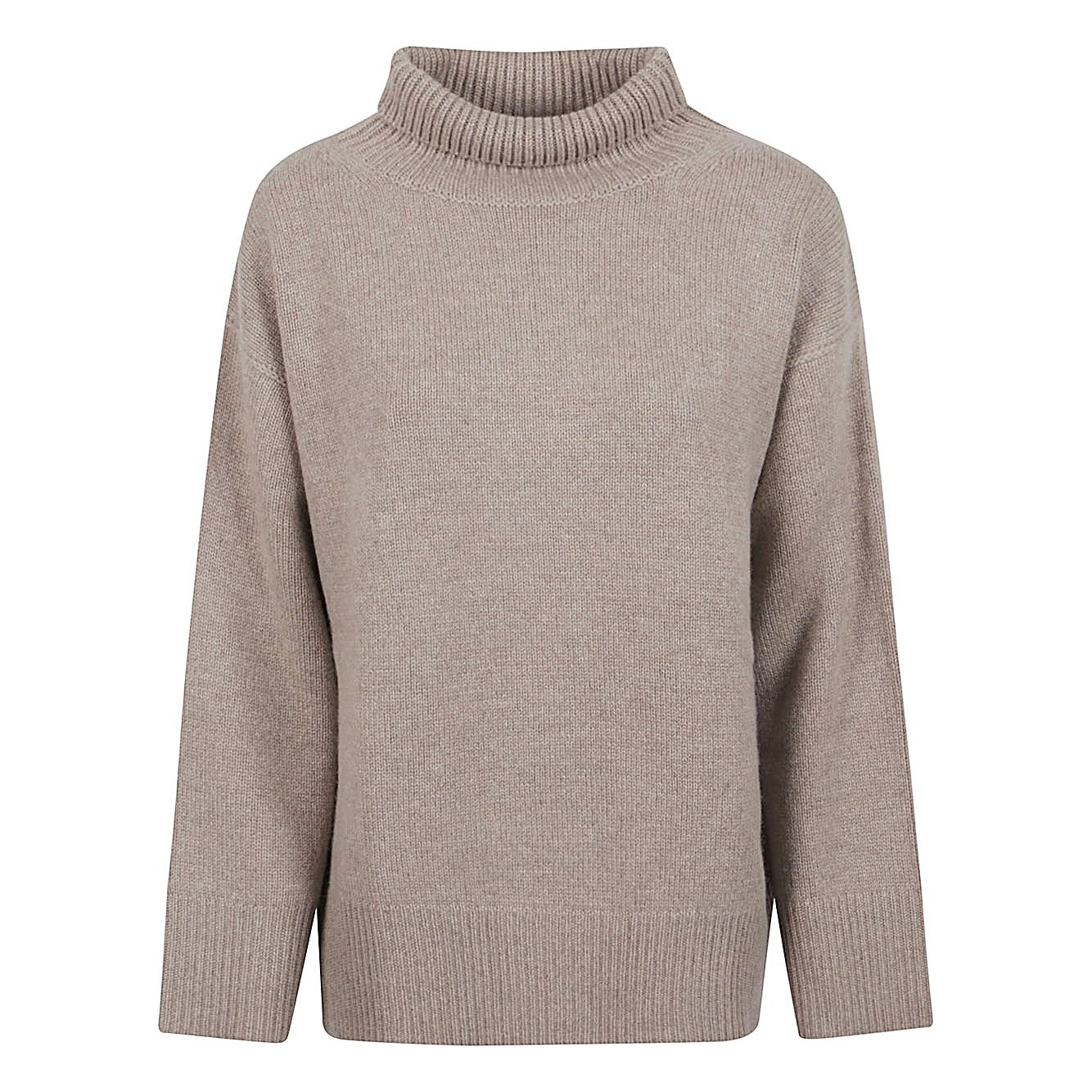 SOFT GOAT Women Sweaters Light Grey Topwear SOFT GOAT