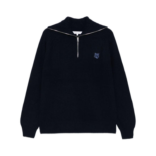 MAISON KITSUNE' Sweaters Blue Topwear Maison Kitsune'