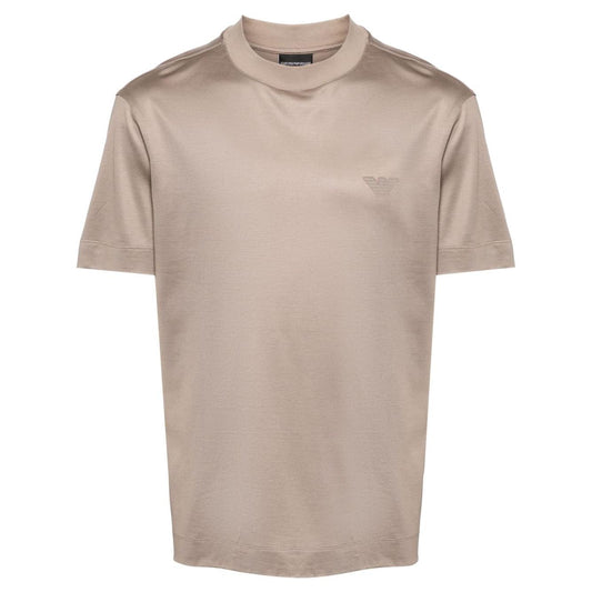 Emporio Armani T-shirts and Polos Dove Grey Topwear Emporio Armani