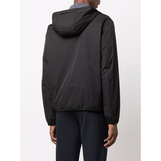 Emporio Armani water-repellent hooded jacket Jackets Emporio Armani Dark Slate Gray
