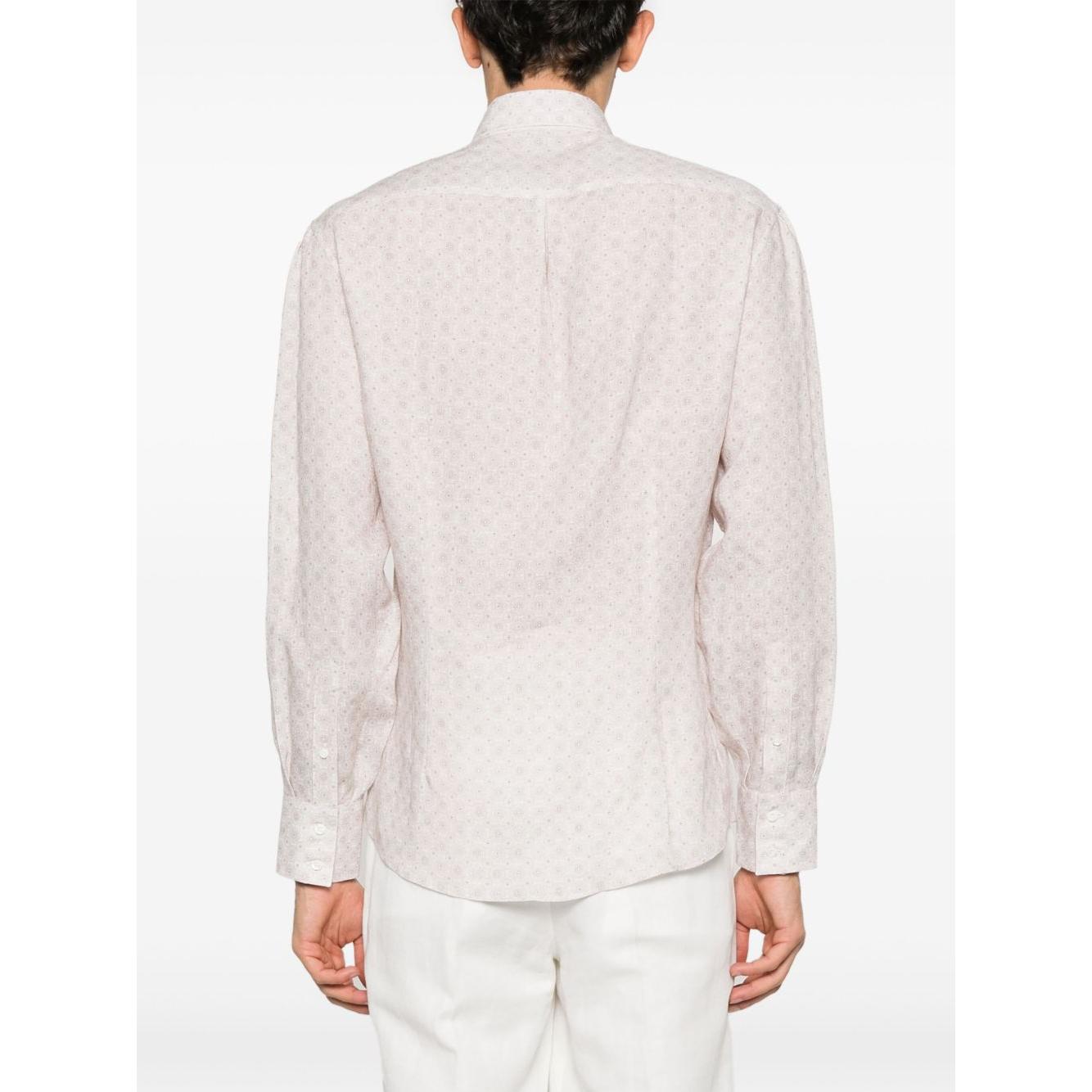 Brunello Cucinelli printed shirt Shirts Brunello Cucinelli Beige