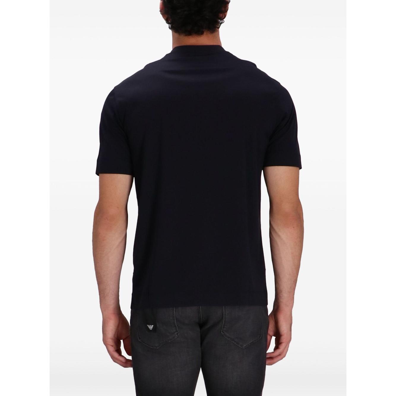 Emporio Armani ASV logo embroidery T-shirt Topwear Emporio Armani White Smoke