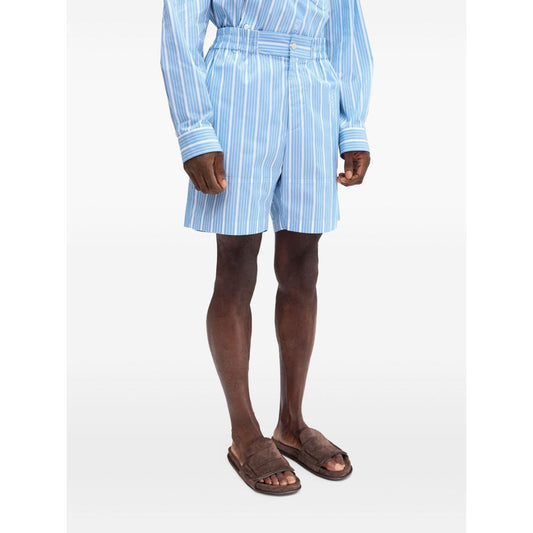 JACQUEMUS Shorts Clear Blue Short trousers JACQUEMUS White Smoke
