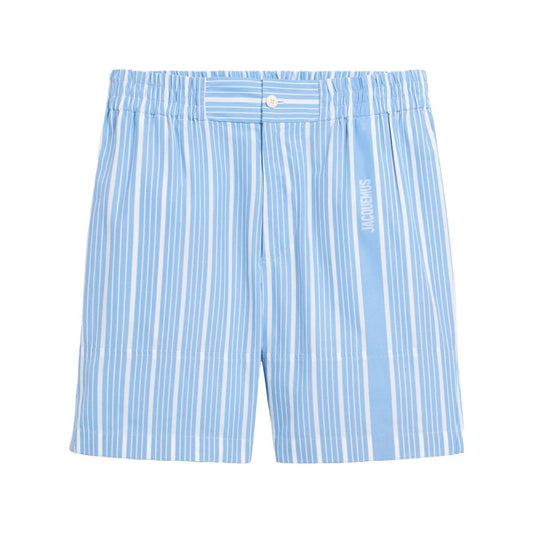 JACQUEMUS Shorts Clear Blue Short trousers JACQUEMUS Light Steel Blue