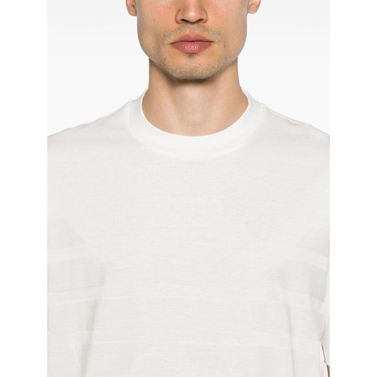 Emporio Armani cotton T-shirt Topwear Emporio Armani White Smoke