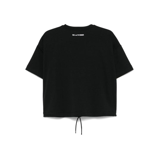 Emporio Armani logo-embellished T-shirt Topwear Emporio Armani Black