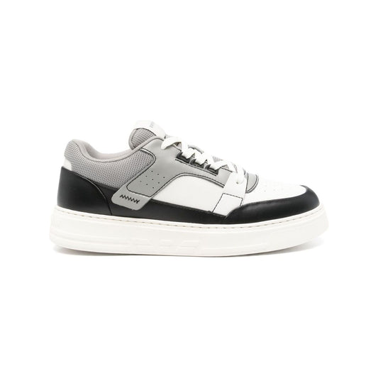 Emporio Armani Leather and mesh sneakers with contrasting details Sneakers Emporio Armani Dark Slate Gray
