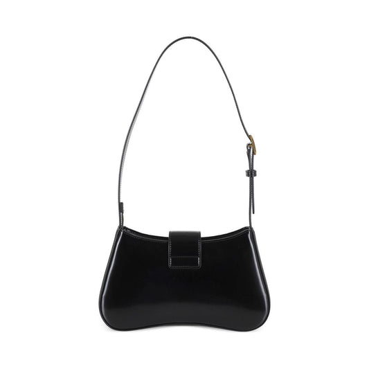 Emporio Armani Hobo shoulder bag with logo buckle Shoulder Emporio Armani Black