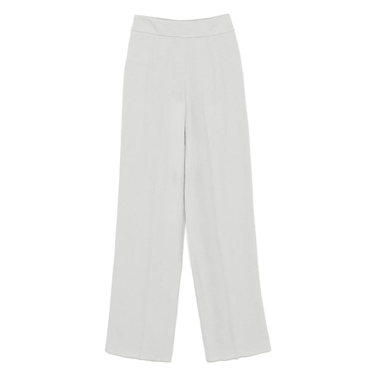 Emporio Armani herringbone-jacquard trousers Trousers Emporio Armani Light Gray