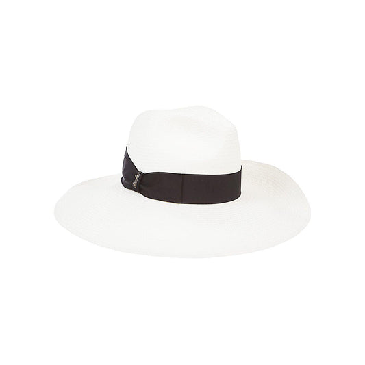 Borsalino Hats Black Scarves Hats & Gloves Borsalino White Smoke