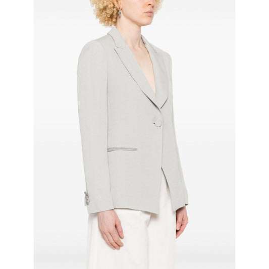 Emporio Armani Icon blazer Jackets Emporio Armani White Smoke