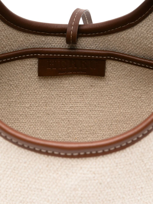 Hereu canvas tote bag Shopper Hereu Rosy Brown