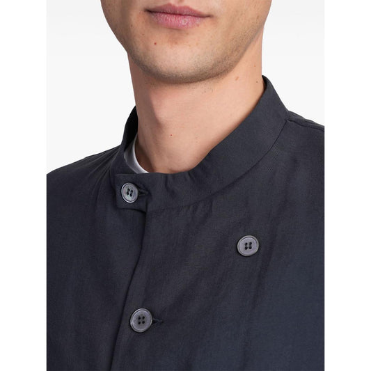 Emporio Armani Jackets Blue Jackets Emporio Armani Light Gray