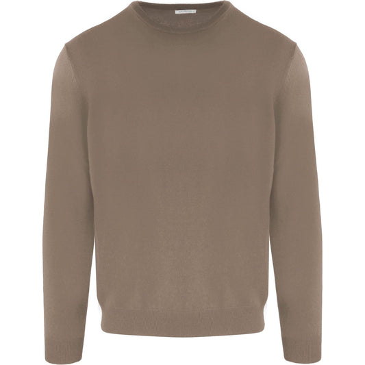 Malo Beige Cashmere Men Sweater Malo