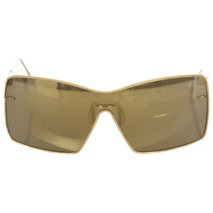 Frankie Morello Gold Metallic Fiber Women Sunglasses Frankie Morello