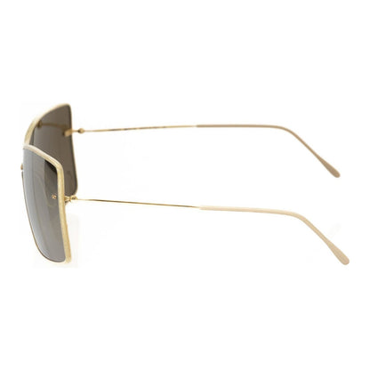 Frankie Morello Gold Metallic Fiber Women Sunglasses Frankie Morello