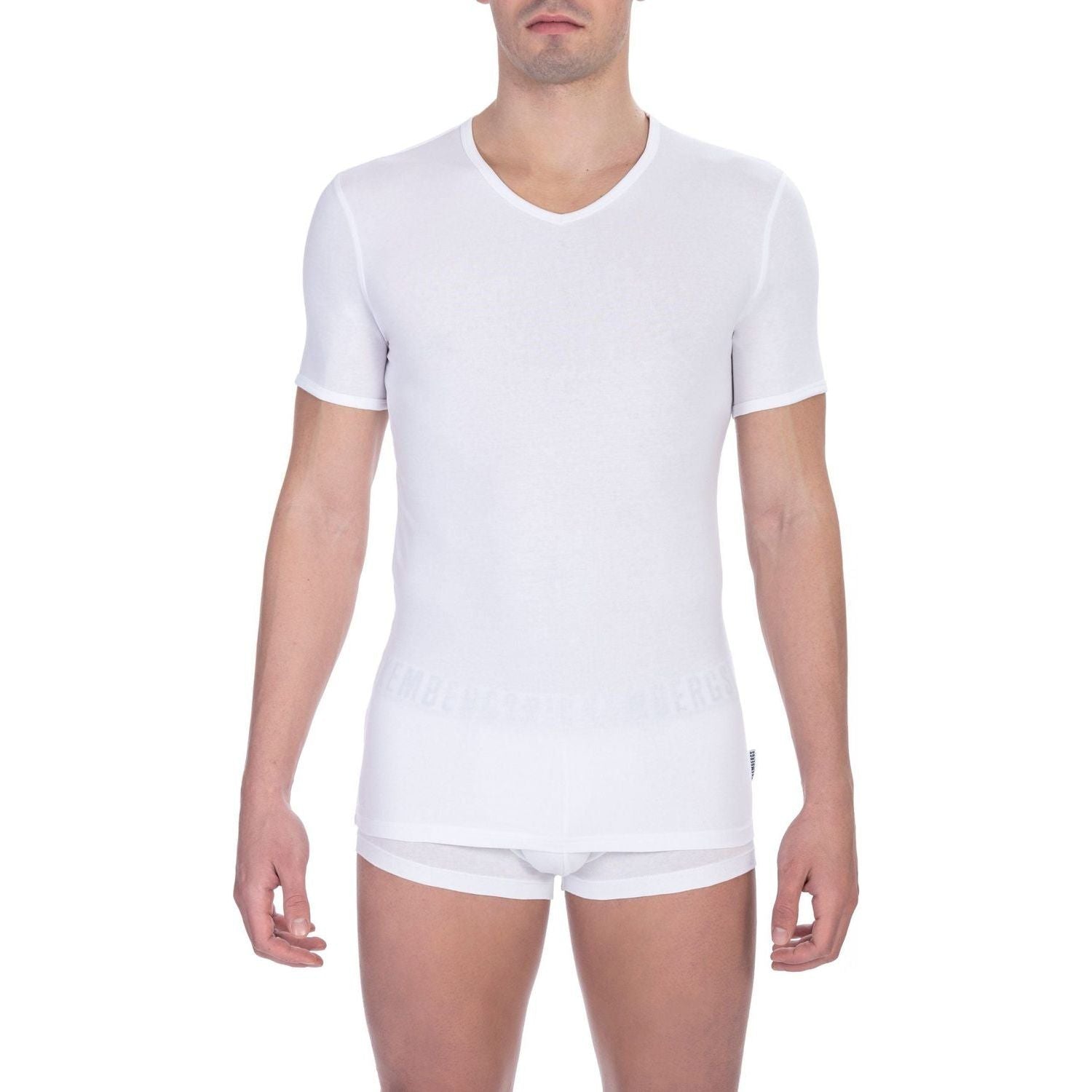 Bikkembergs White Cotton Men's T-Shirt