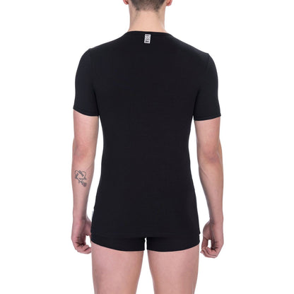 Bikkembergs Black Cotton Men T-Shirt1728,67345744032,Bikkembergs,Black,Clothing,L,Men,Men - Clothing,New with tags,S,T-Shirts - Clothing,T-Shirts - Men - Clothing,T-Shirts - T-Shirts - Clothing,XL
