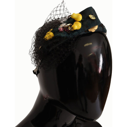 Dolce & Gabbana Charming Sicilian Lemon Crystal Headband Dolce & Gabbana