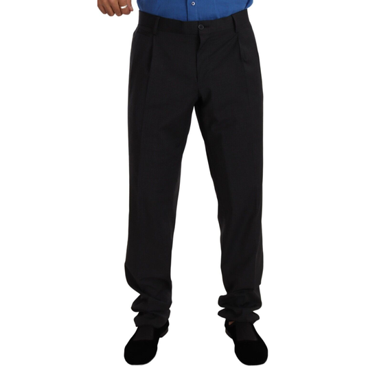 Dolce & Gabbana Gray Dress Trouser VENTANNI Dress Pants
