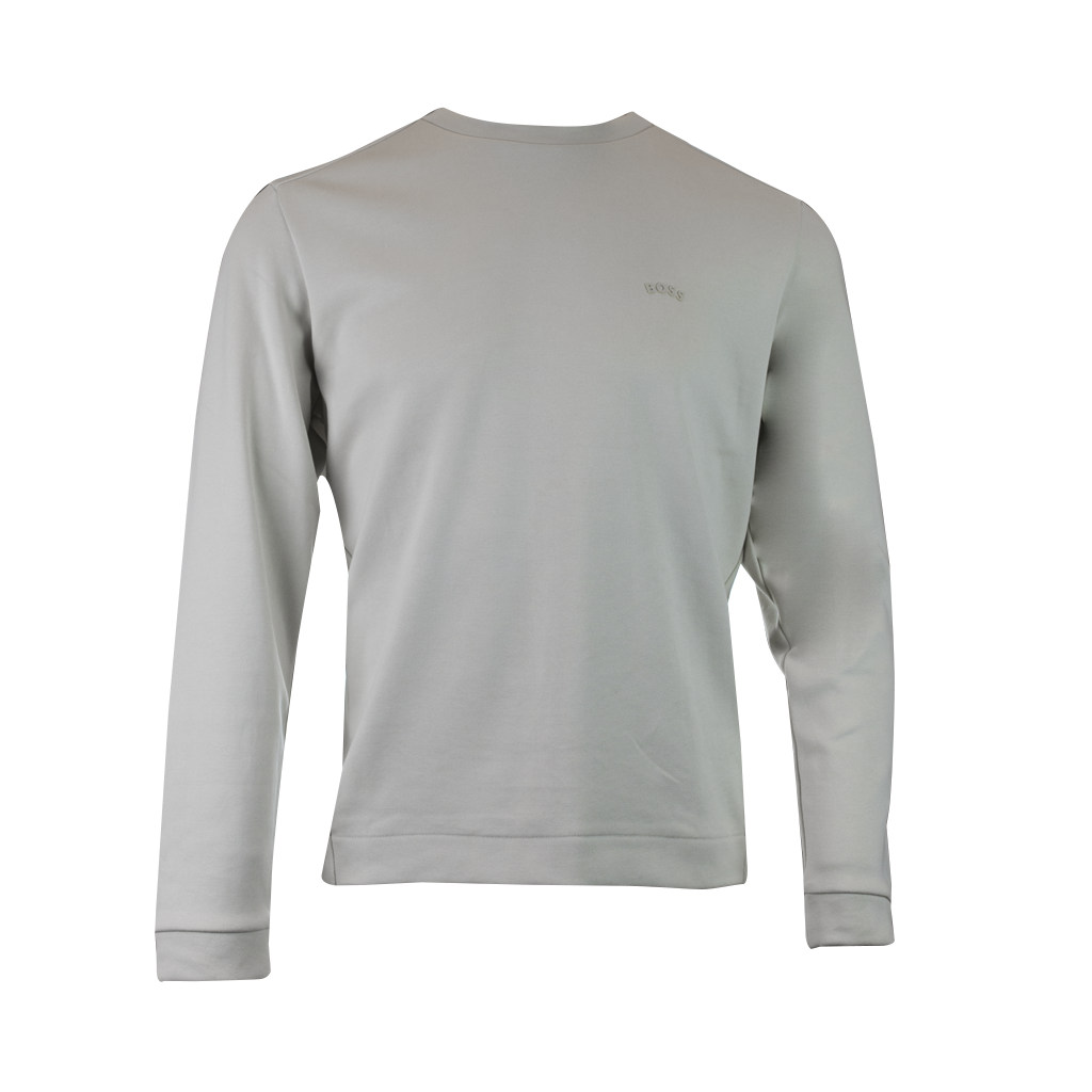 Hugo Boss Elegant Beige Cotton Sweatshirt Hugo Boss