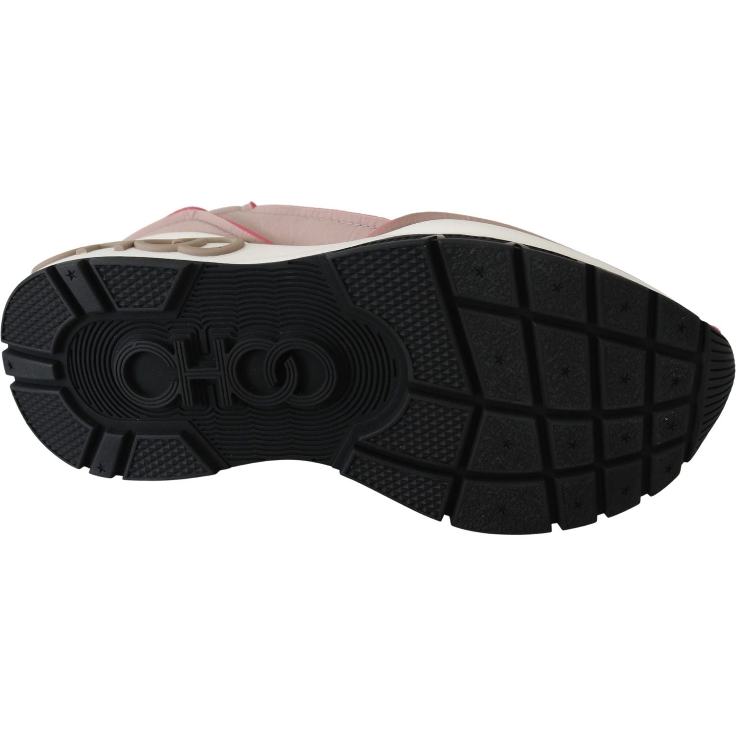 芭蕾粉色别致衬垫运动鞋