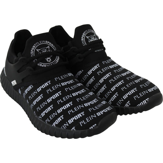 Plein Sport Chic Black Runner Henry Sport Sneakers MAN SNEAKERS Plein Sport