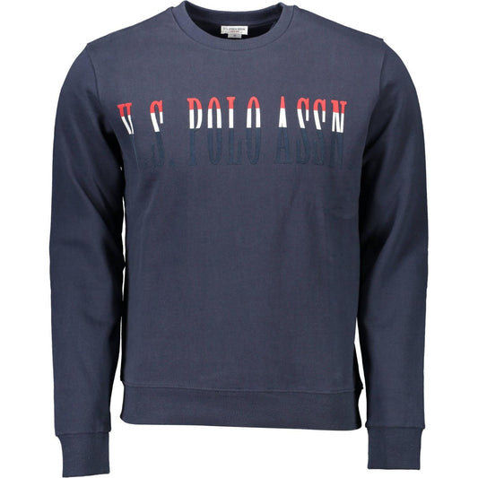U.S. POLO ASSN. Blue Cotton Men Sweatshirt