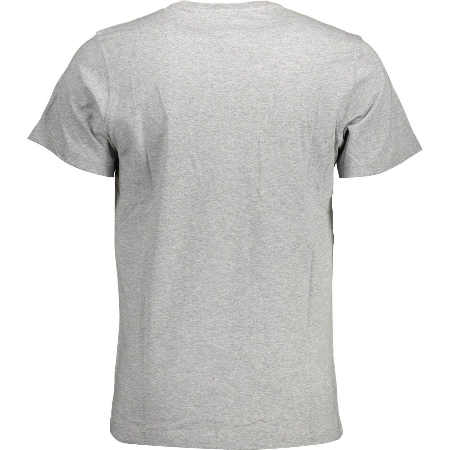 Tommy Hilfiger Gray Cotton Men T-Shirt Tommy Hilfiger