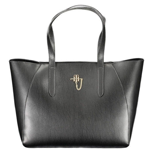 Tommy Hilfiger Black Polyethylene Women Handbag Tommy Hilfiger