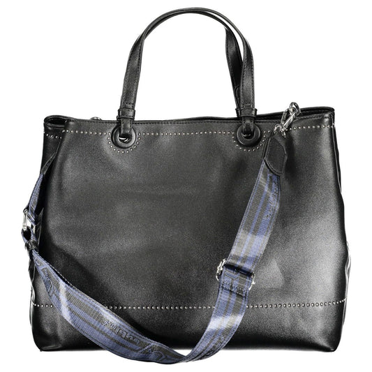 BYBLOS Chic Two-Handle City Bag with Contrast Detail BYBLOS