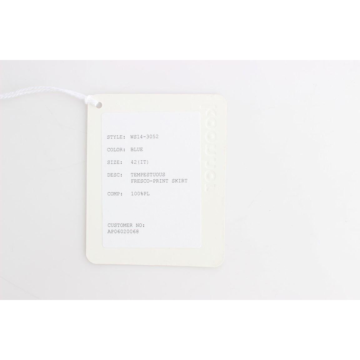 优雅壁画印花及膝半身裙