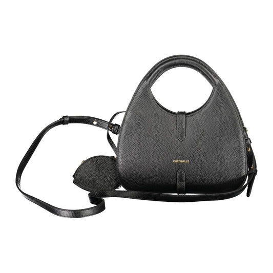 Elegant Duo-Compartment Leather Handbag