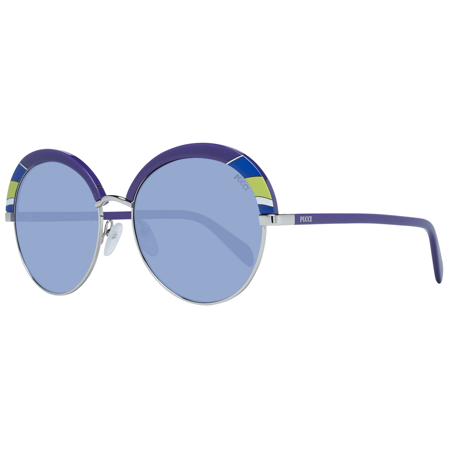 Emilio Pucci Multicolor Metal & Plastic Sunglasses