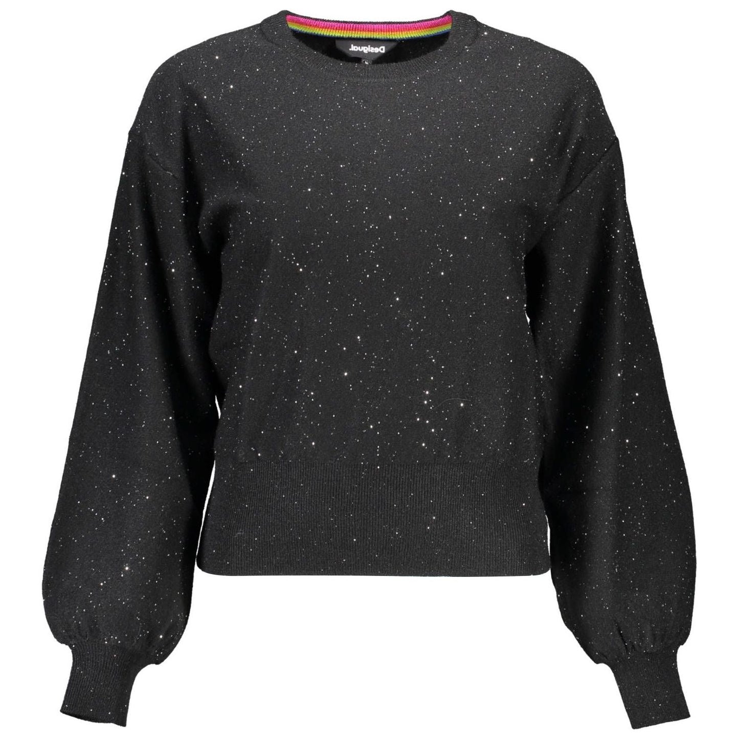 Desigual Black Polyester Women Sweater Desigual