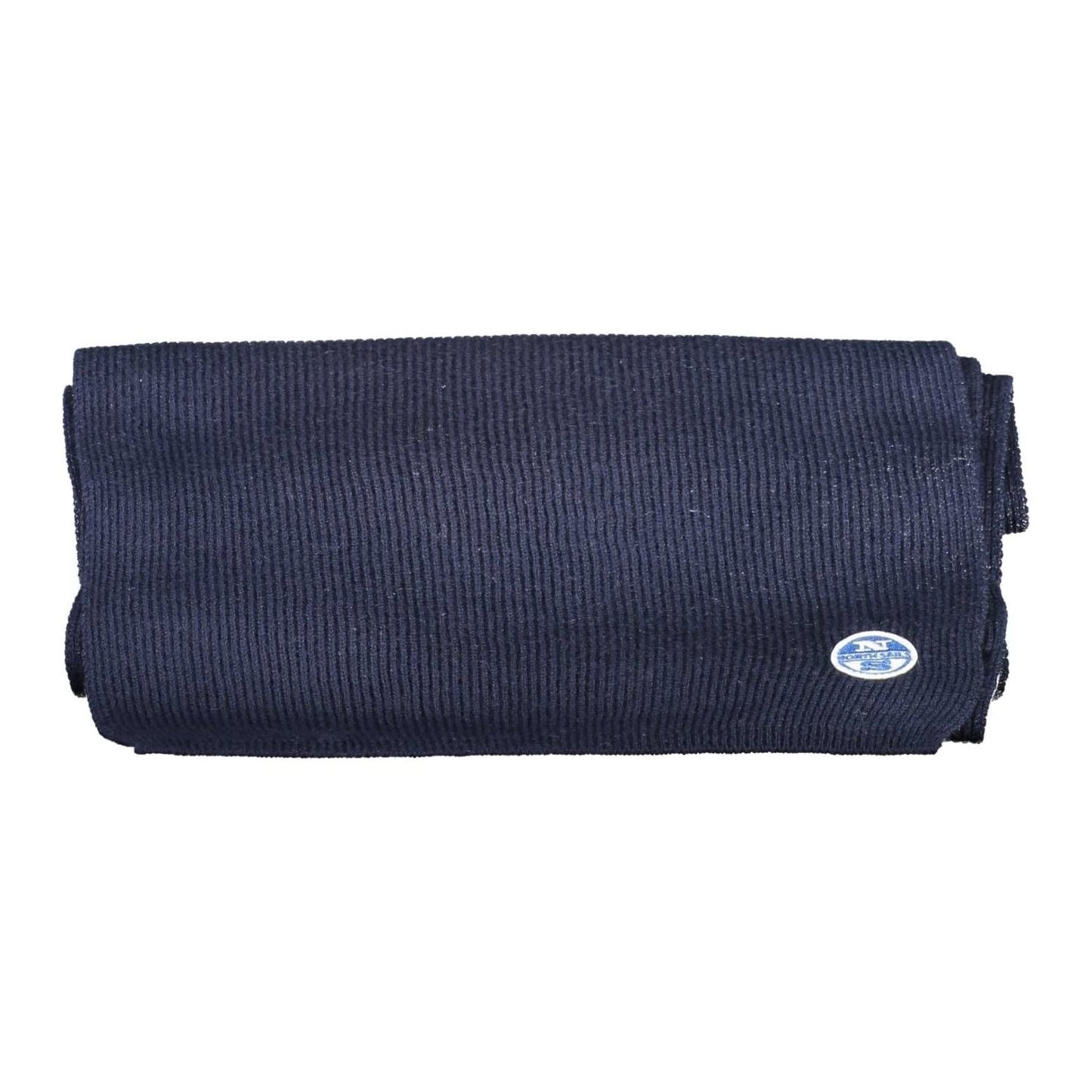 North Sails Blue Cotton Men Scarf North Sails