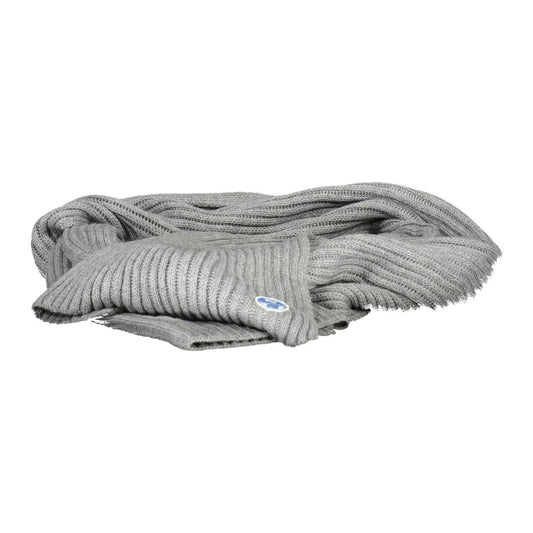 North Sails Gray Cotton Men Scarf North Sails