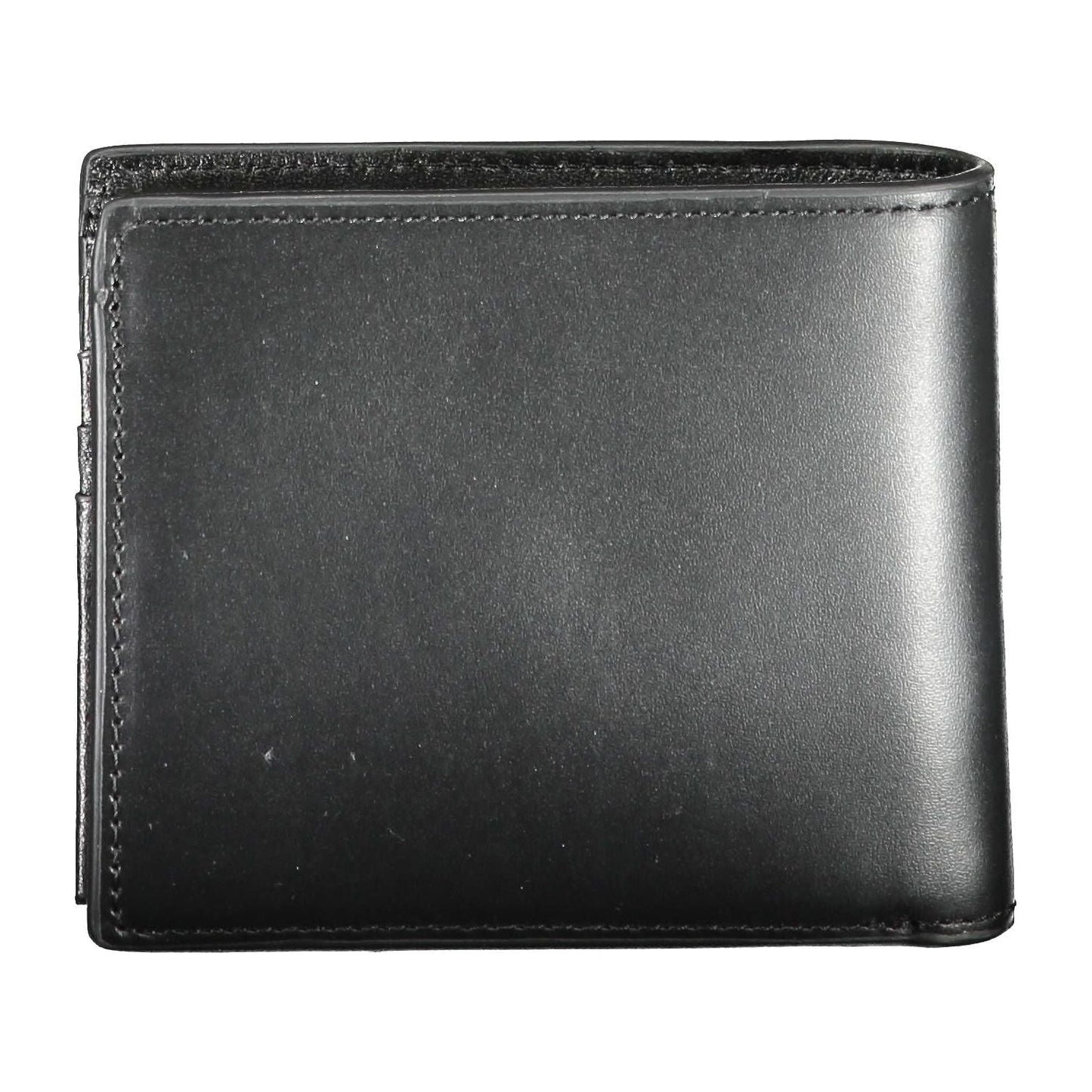 Tommy Hilfiger Black Leather Men Wallet Tommy Hilfiger