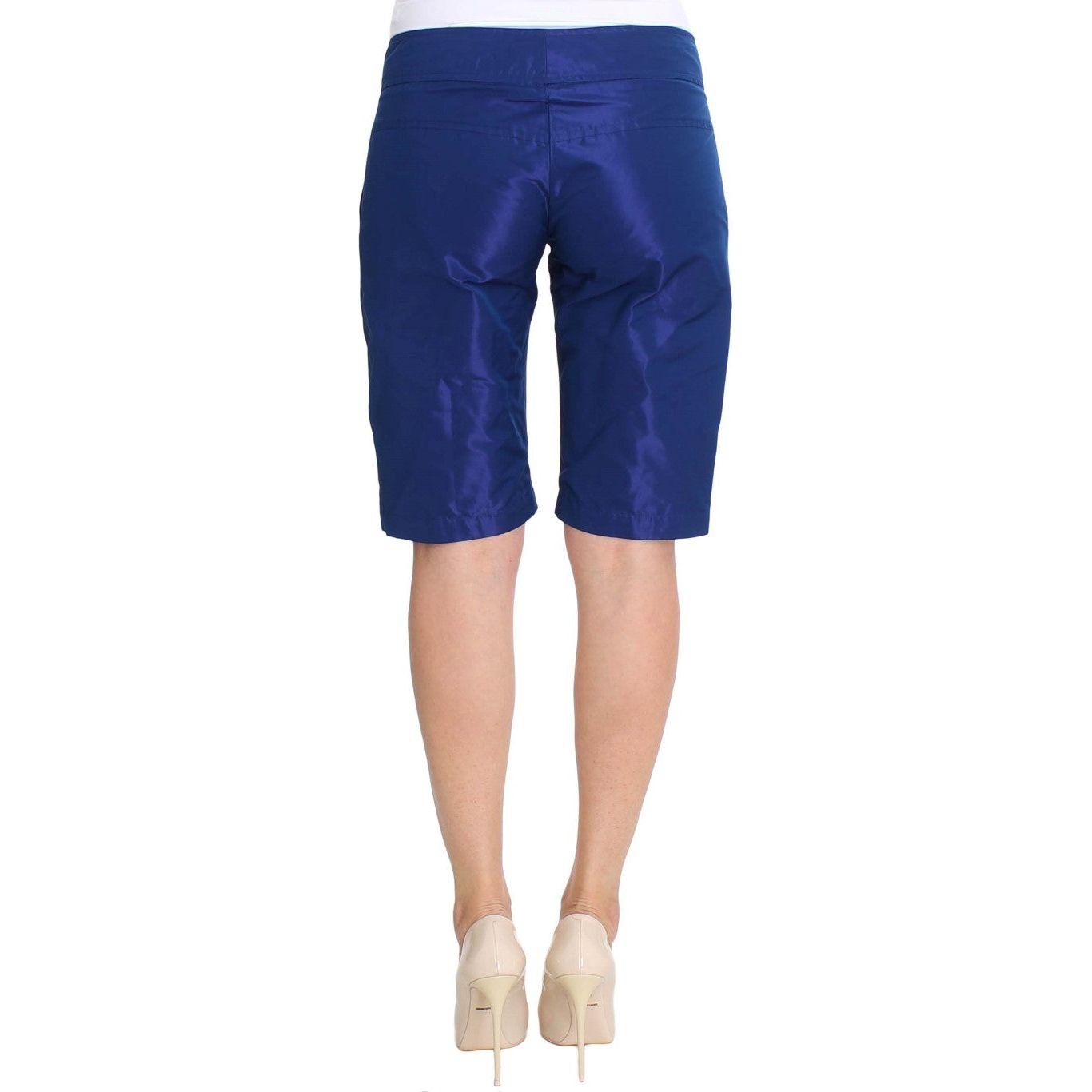 Ermanno Scervino Blue Above Knees Bermuda Shorts Ermanno Scervino