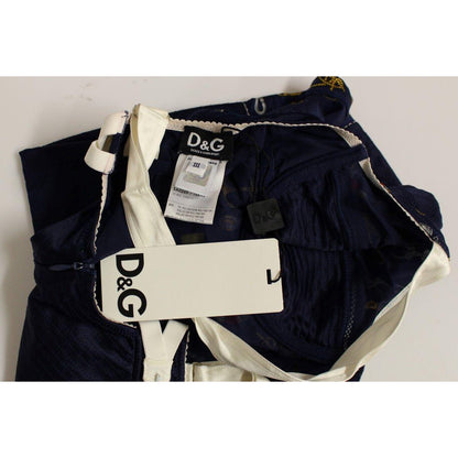 Dolce & Gabbana Blue Sailor Motive Tank Top Dolce & Gabbana