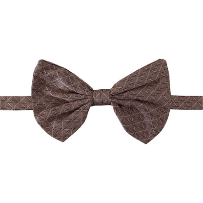 Dolce & Gabbana Gray Fantasy Print Adjustable Neck Papillon Bow Tie Dolce & Gabbana