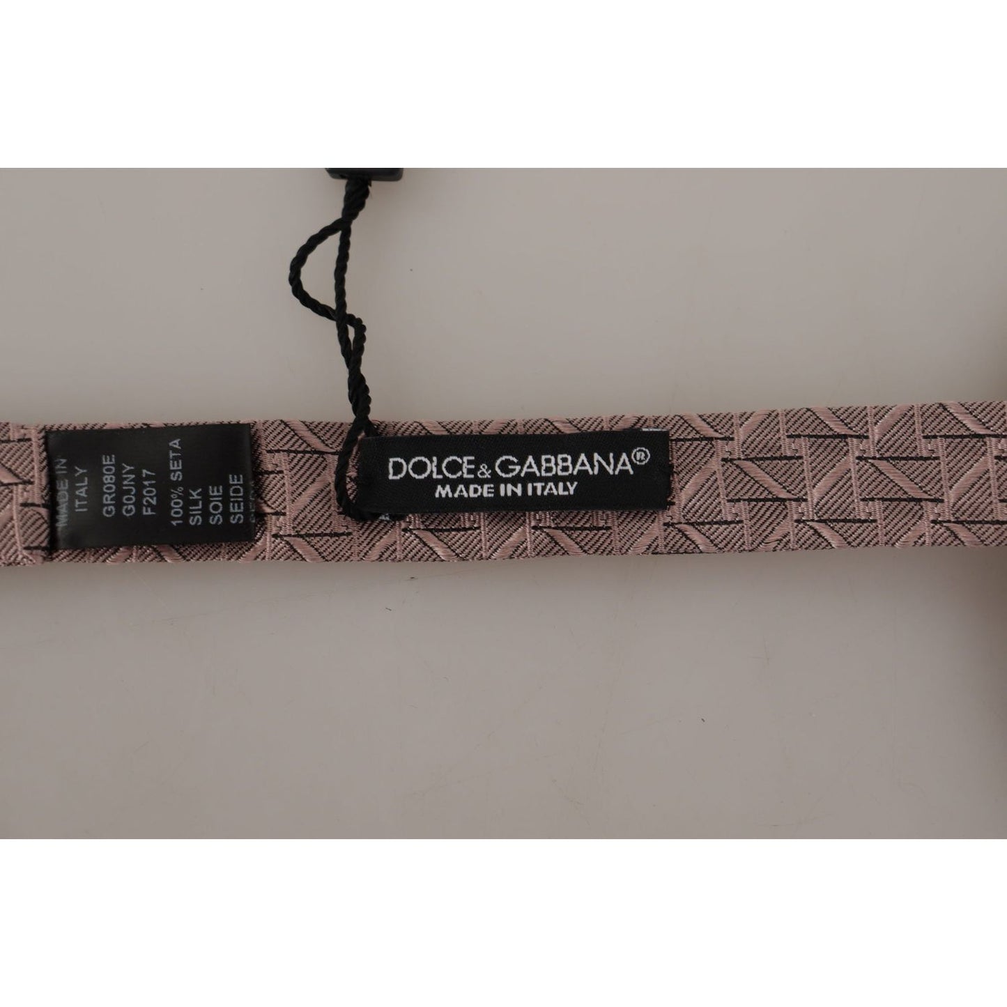 Dolce & Gabbana Gray Fantasy Print Adjustable Neck Papillon Bow Tie Dolce & Gabbana